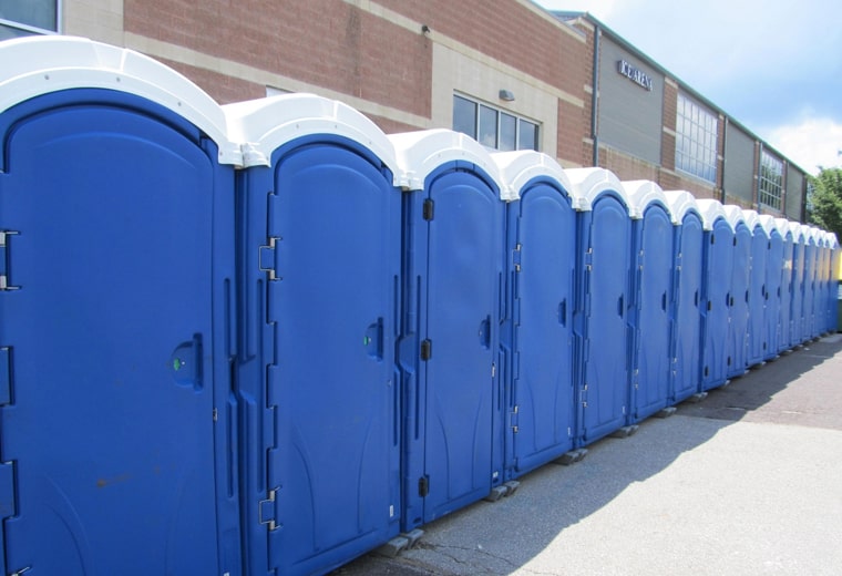 standard porta potty unit